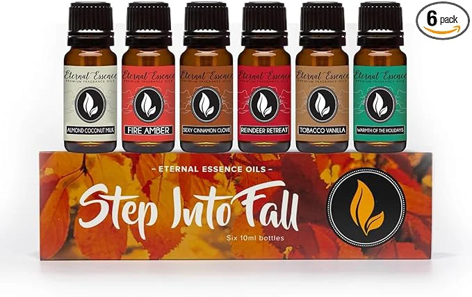 Detailed Eternal Essence Oils Step Into Fall Set of 6 Premium Fragrance Oils Authentic