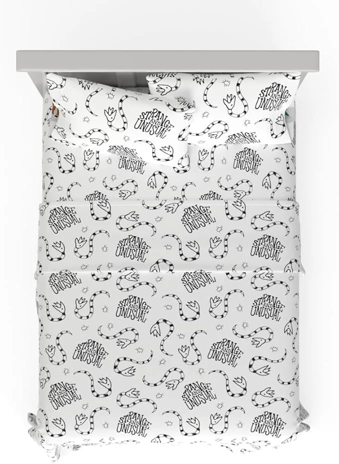Clean Franco Collectibles Beetlejuice Halloween Bedding Super Soft Microfiber Queen Sheet Set College Dorm Essentials ly Licensed Product Unique