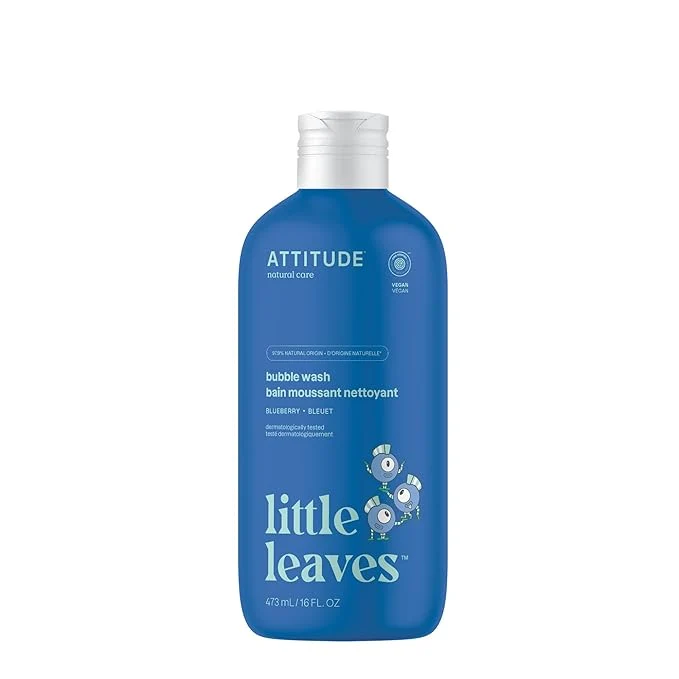 Trusted Attitude Bubble Wash for Kids Hair Shampoo and Body Soap EWG Premium