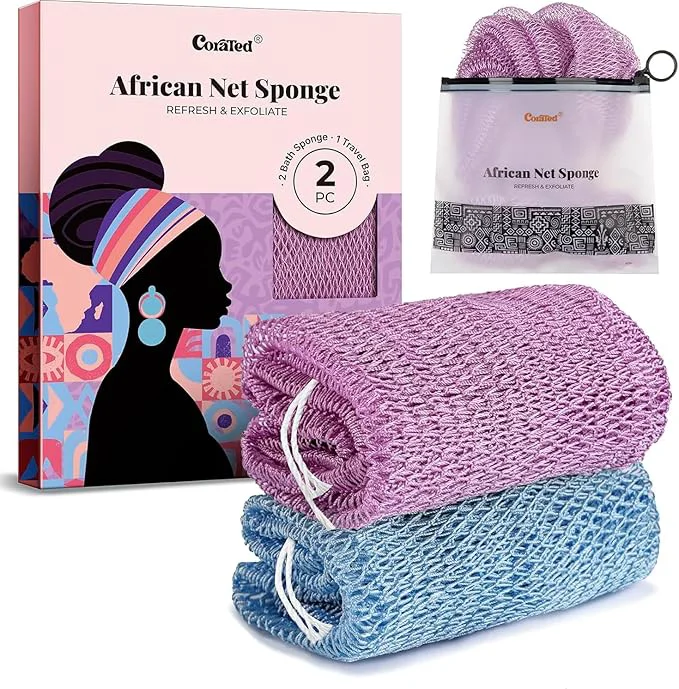 Stylish CORATED African Net Sponge Smart