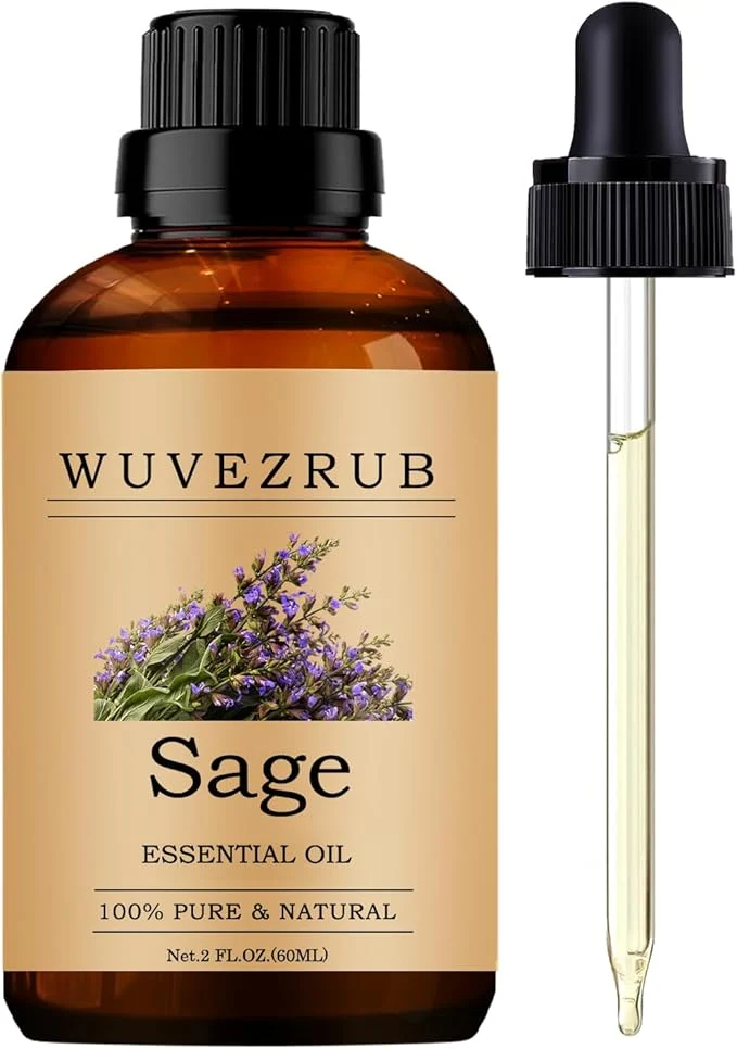 Expertly Made Sage Essential Oils 60ML Pure and Natural Essential Oil Verified