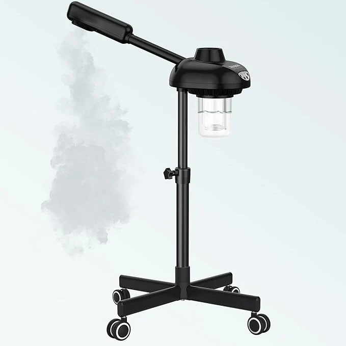 Exceptional TASALON Steamer on Wheels for Professional Skin Rejuvenation Facial Steamer Specialty