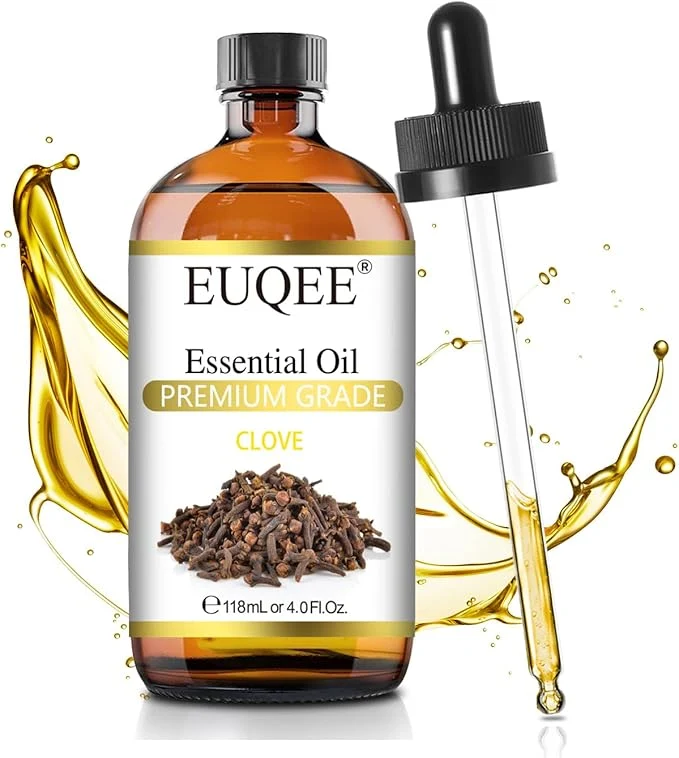 Fast EUQEE Clove Essential Oil Large Capacity Premium Clove Bud Oil – Green