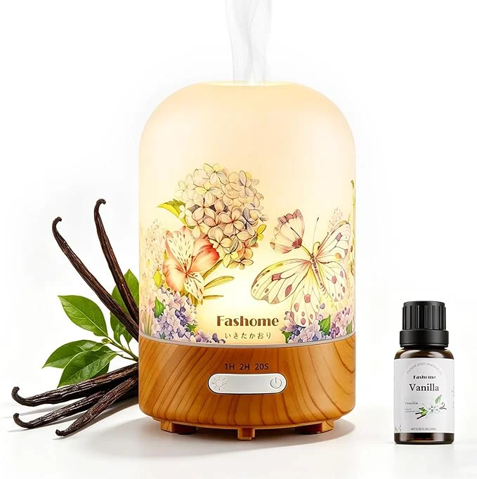 Luxury Essential Oil Diffuser for Home Ultrasonic Cool Mist Air Aromatherapy Reusable