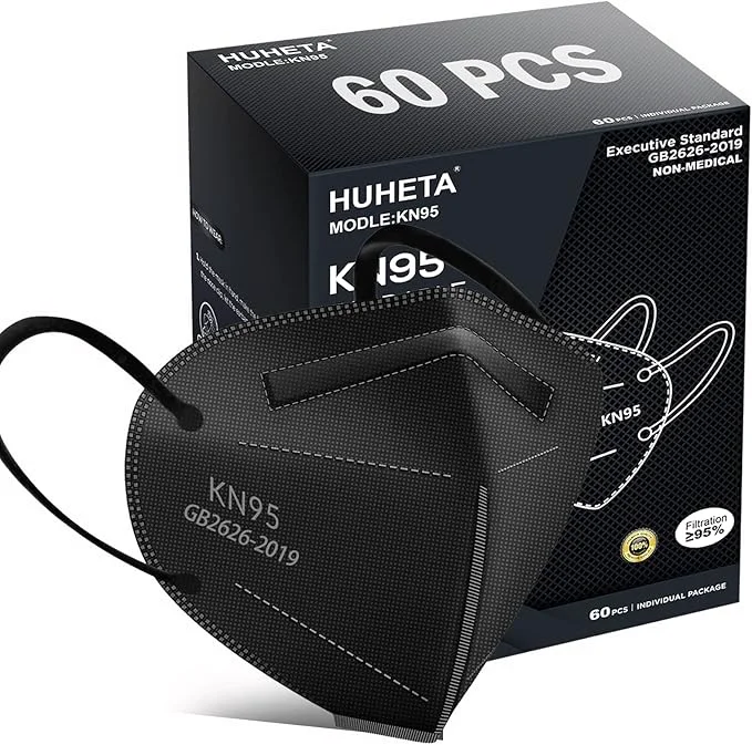Versatile HUHETA KN95 Mask 5 Ply Protective Dispoasable Masks Filter Efficiency≥95 Authentic