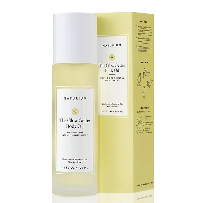 Quality Naturium The Glow Getter Body Oil Hydrating Moisturizing Formula Vegan Smooth