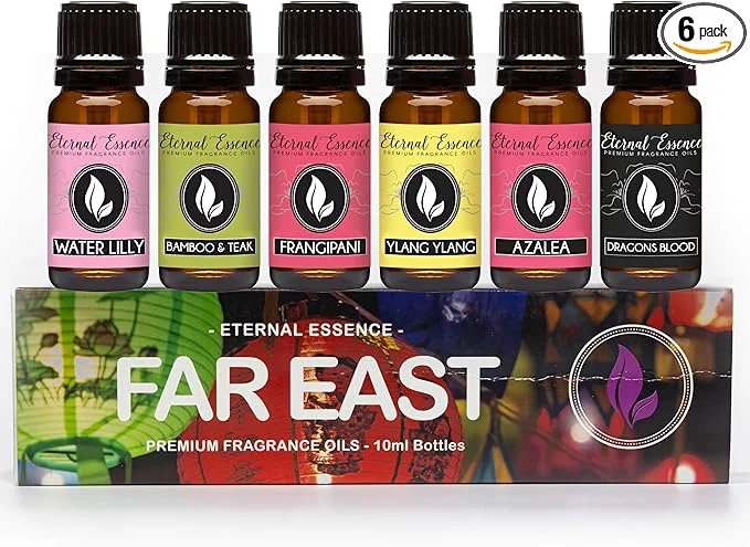 High-Quality Eternal Essence Oils Far East Set of 6 Premium Fragrance Oils Quality