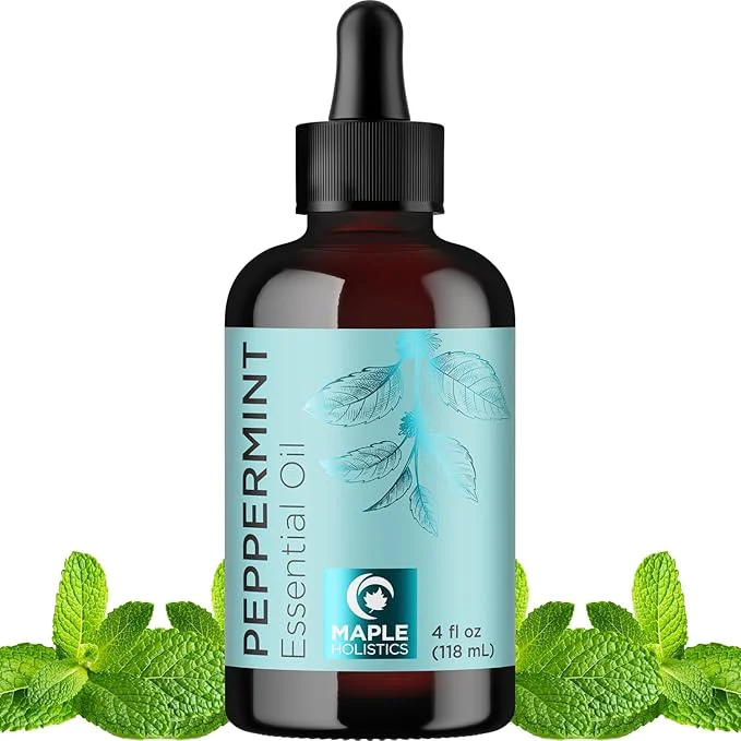 Traditional Peppermint Essential Oil for Diffuser Aromatherapy Breathable