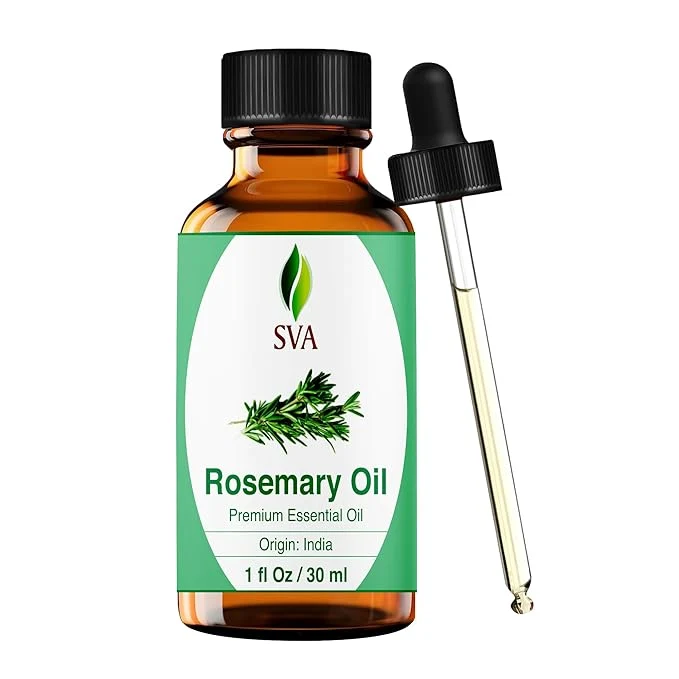 Top-Quality SVA Rosemary Essential Oil – 1 Fl Oz – Natural Rosemary Oil Certified