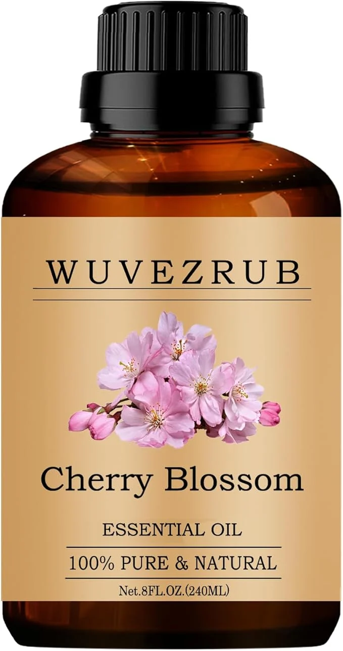 Certified Cherry Blossom Essential Oils 240ML Pure and Natural Essential Oil Functional