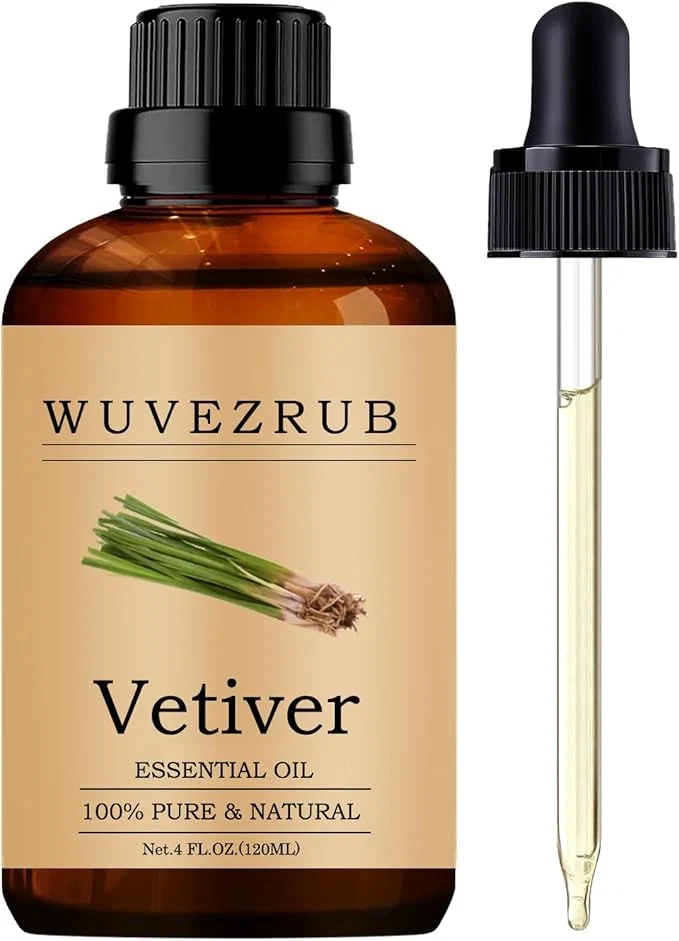 Luxury Vetiver Essential Oil 120ML Pure and Natural Smart