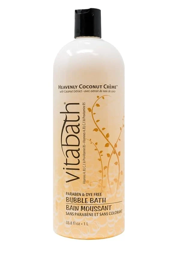 Relaxed Vitabath Heavenly Coconut Crème Bubble Bath Rich Foaming Bubbly Soak Relaxing Dependable
