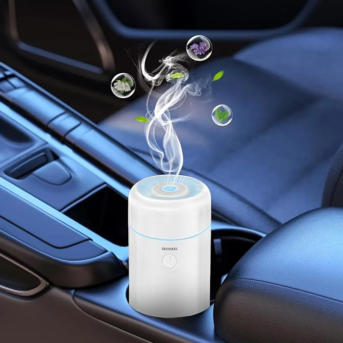 Outstanding SEEDSEEL 100ML Car Diffuser Humidifier Cool Mist Air Essential Oil Diffuser Casual
