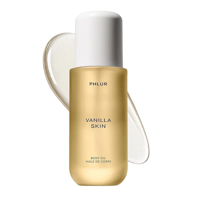 Original PHLUR Vanilla Skin Body Oil 4 Fl Oz – Vanilla Hydrating Moisturizing After Proven