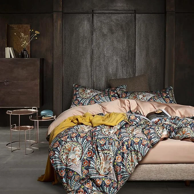 Long-Lasting Cupocupa Duvet Cover Set Duvet Cover Queen King Twin Bedding Set Fluffy Boho Duvet Cover Set Paisley Floral Bedding Collection Duvet Cover with Pillowcases Traditional
