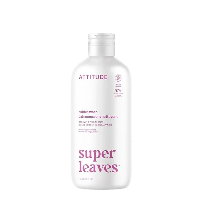 Exceptional ATTITUDE Bubble Bath EWG Plant and Mineral-Based Dermatologically Verified