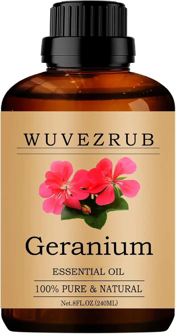 Outstanding Geranium Essential Oils 240ML Pure and Natural Essential Oil Verified