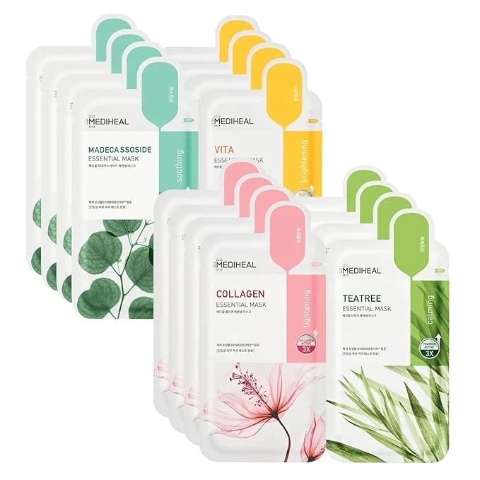 Fine Mediheal Sheet Mask New Essential HERO 16 pack Korean Skincare Facial Sheet User-Friendly