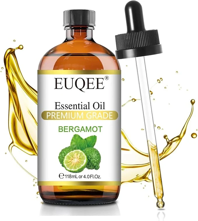 Practical EUQEE Bergamot Essential Oil 118ml Pure Bergamot Oil Refined