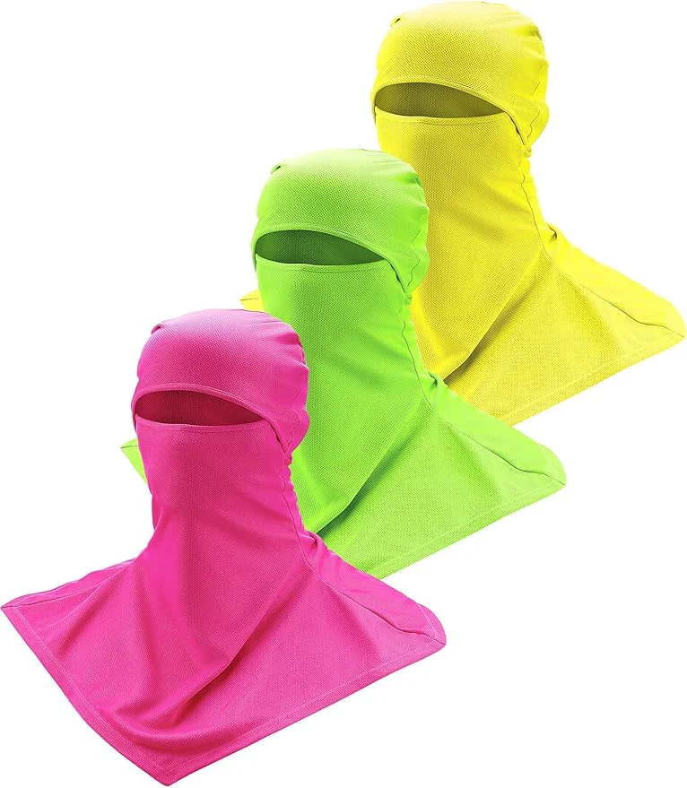 Trendy SATINIOR 3 Piece Balaclava Face Cover Sun Protection Neck Cover Summer High-Quality