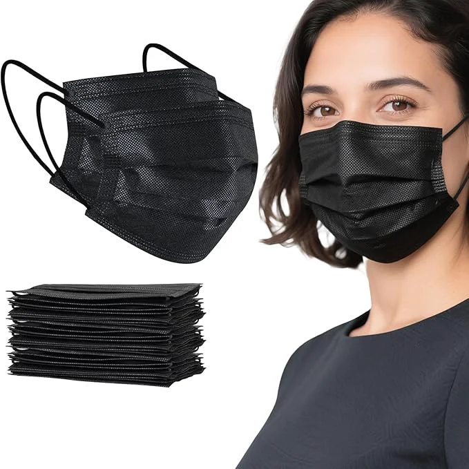 Trendy akgk 100Pcs Disposable Face Masks 3 Ply Disposable Mask Enhanced