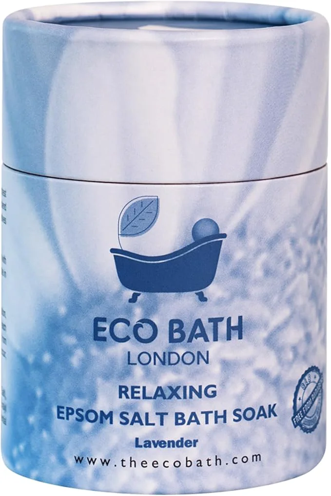 Premium Eco Bath London Relaxing Lavender Epsom Salt Bath Soak Soft