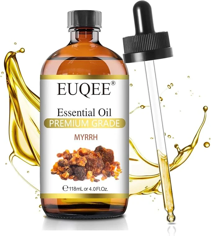 High-End EUQEE Myrrh Essential Oil Premium Myrrh Oil Green