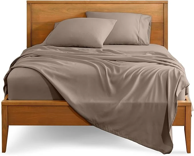 Effective Bare Home Full Sheet Set – 1800 Ultra-Soft Microfiber Full Bed Sheets – Double Brushed – Deep Pockets – Easy Fit – 4 Piece Set – Bedding Sheets amp Pillowcases Full Taupe Official