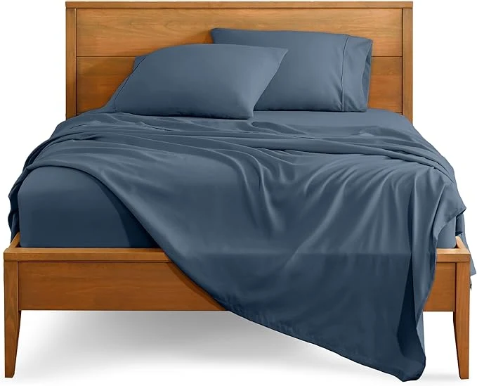 Responsible Bare Home Twin XL Sheet Set – 1800 Ultra-Soft Microfiber Twin Extra Long Bed Sheets – Double Brushed – Deep Pockets – Easy Fit – 3 Piece Set – Bedding Sheets amp Pillowcases Twin XL Bering Sea High-Performance