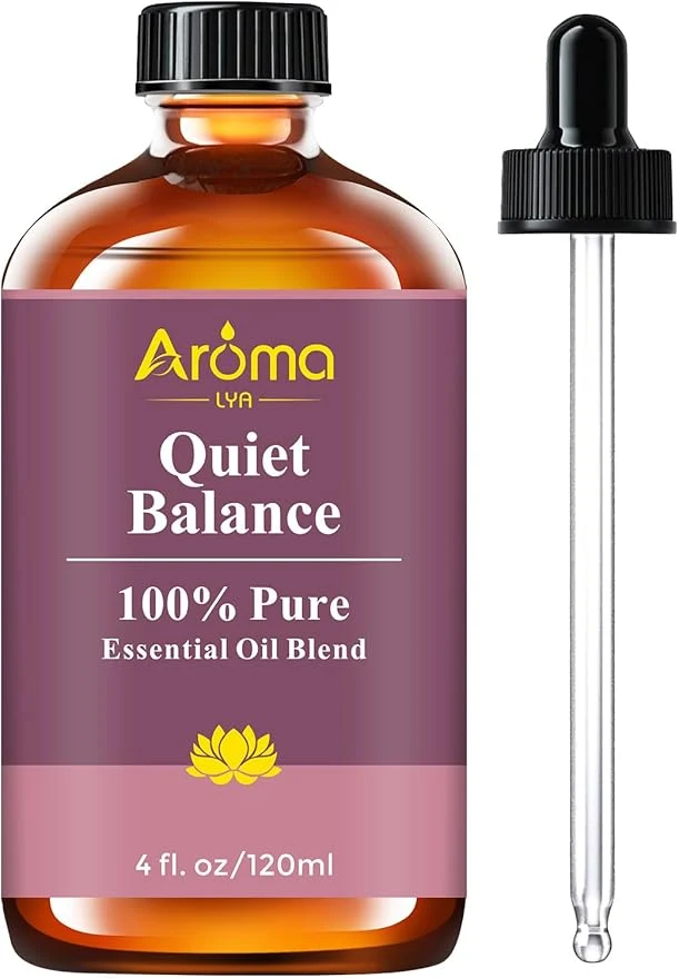 Comfortable Quiet Balance — A Pure Essential Oil Blend Grounded Woods-and-Resin Blend Original