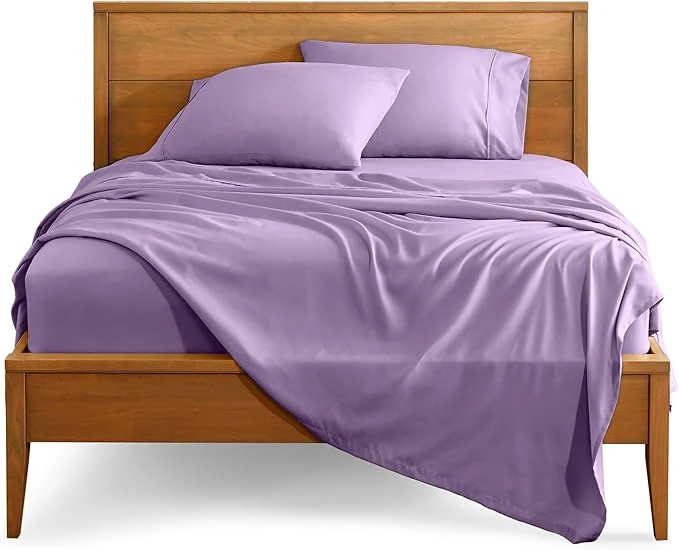 Trendy Bare Home Full Sheet Set – 1800 Ultra-Soft Microfiber Full Bed Sheets – Double Brushed – Deep Pockets – Easy Fit – 4 Piece Set – Bedding Sheets amp Pillowcases Full Lavender Innovative