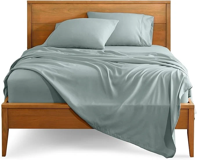 Comfortable Bare Home Full Sheet Set – 1800 Ultra-Soft Microfiber Full Bed Sheets – Double Brushed – Deep Pockets – Easy Fit – 4 Piece Set – Bedding Sheets amp Pillowcases Full Sea Spray Convenient