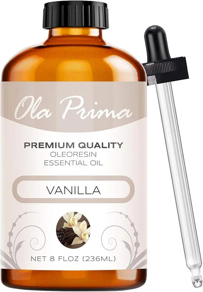 High-Grade Ola Prima Vanilla Essential Oil 8oz Therapeutic Carefully Designed