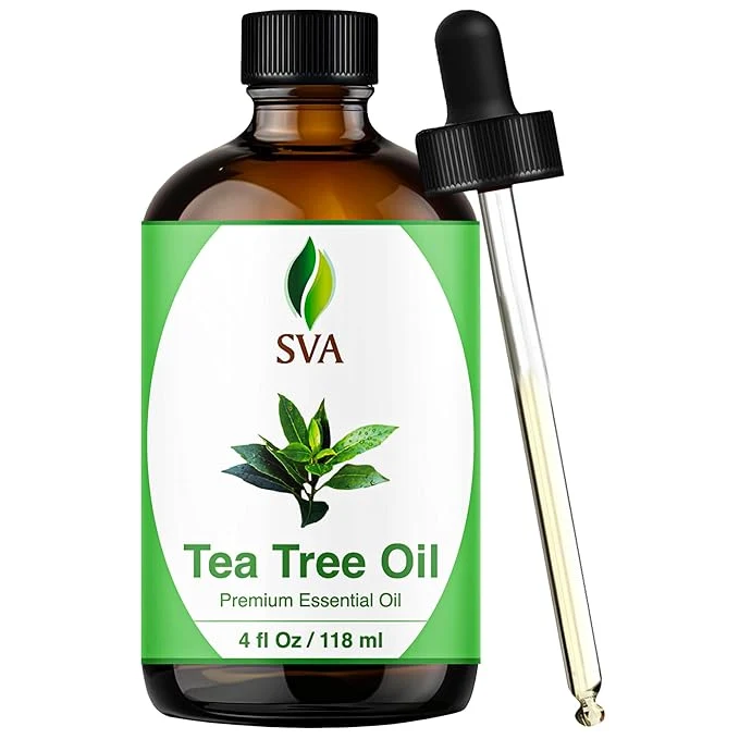 Easy-to-Use SVA Tea Tree Essential Oil – 4 Fl Oz – Natural Tea Tree Oil Environmentally Friendly