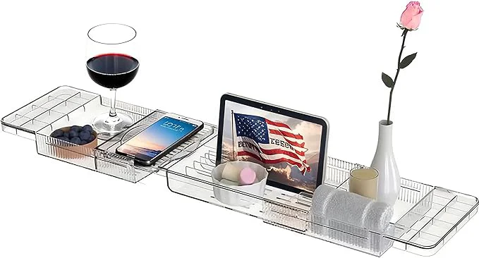 World-Class Expandable Bathtub Tray Luxury Bathtub Bathroom Accessories Unique