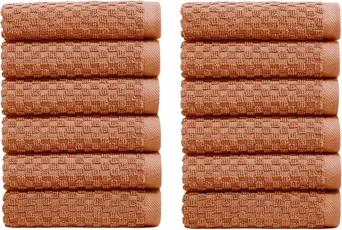Sustainable COTTON CRAFT Waffle Weave Wash Cloth Premium Material