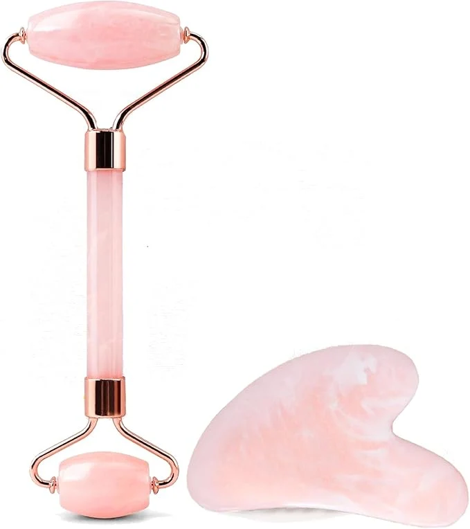 User-Friendly Gua Sha Facial Massage Tool and Roller Set Facial Massager Clean