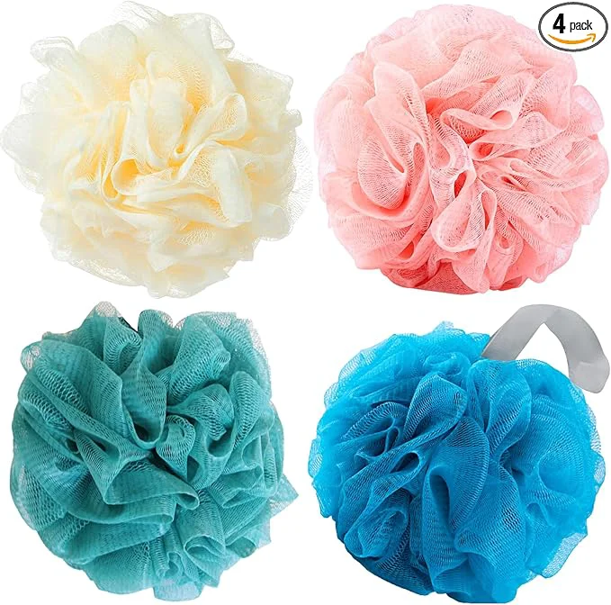 Comfortable Luffa Loofah Sponge Shower Loofahs 50g Shower Bath Sponges Exfoliating Mesh Convenient