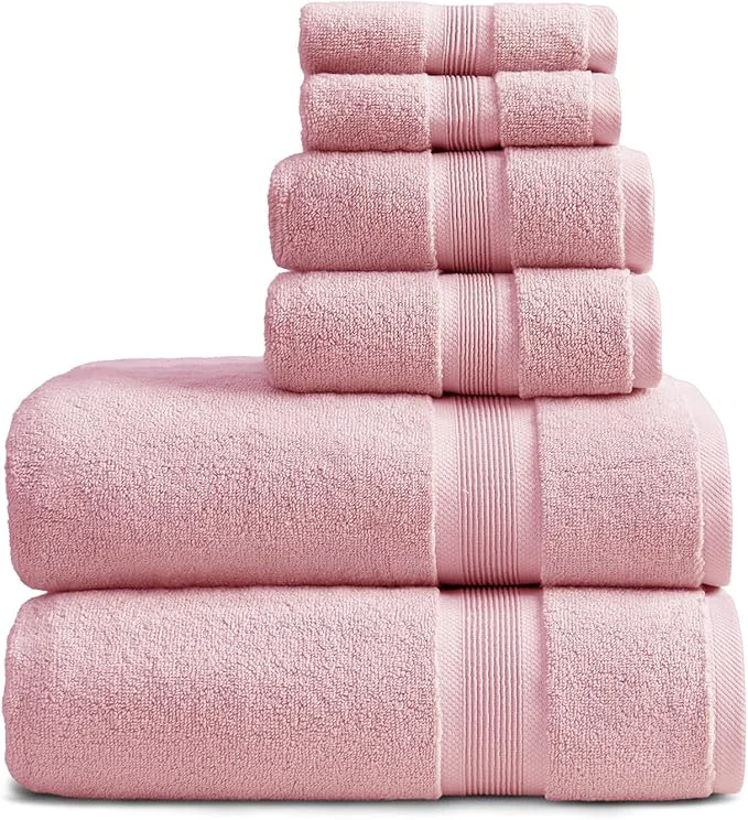 Genuine Springtree Home Luxury Bamboo Rayon Bath Towel Set 6 Piece Set 35 Bamboo Long-Lasting