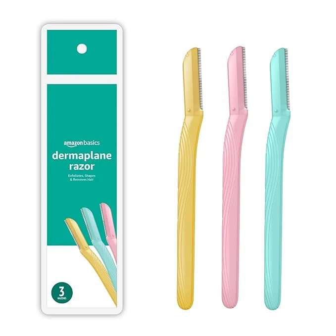 Versatile Amazon Basics Women’s Dermaplaning Tool Peach Fuzz Remover Facial Hair Removal High-Performance