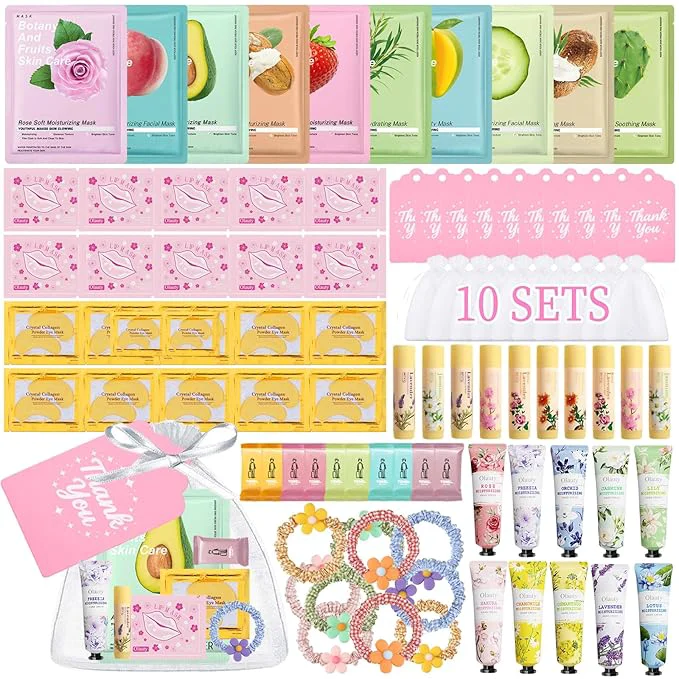 Reliable 90PCS Spa Party Supplies for Women Girls Spa Party Favors Include Face Masks Solid