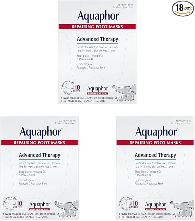 Organic Aquaphor Repairing Foot Masks Moisturizing Socks Powerful