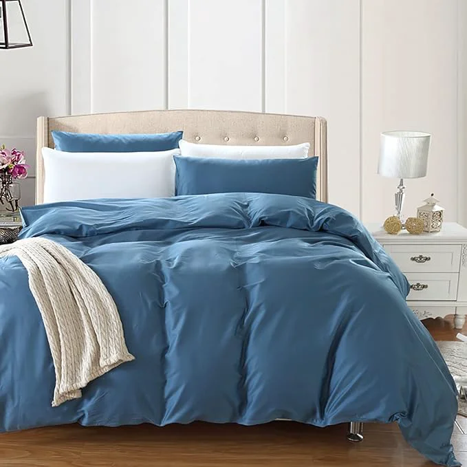 Smart KAREVER Blue Comforter Set Full Bedding Set Women Soft Bed Comforter Set Breathable Blanket Teens Lake Blue Lightweight Quilts Set Full Size Verified