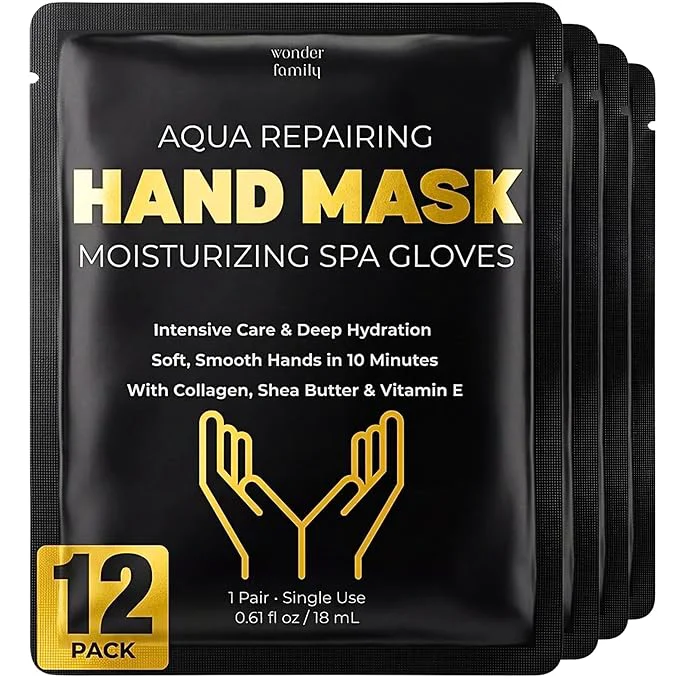 Flexible WONDER FAMILY Aqua Hand Mask – Moisturizing Gloves High-Performance