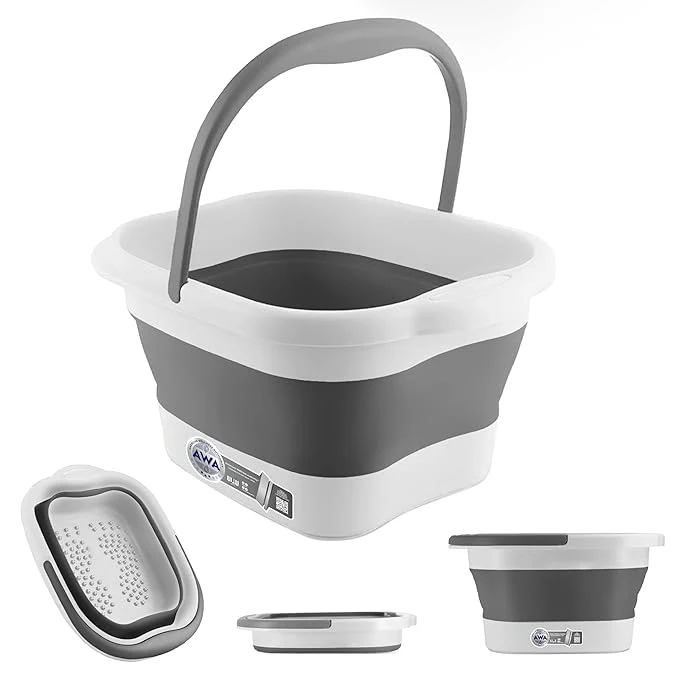 Next-Generation Foot Soaking Tub for Soaking Feet Collapsible Foot Tub Foot Bath Soak Tub Modern