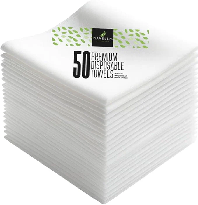 Consistent DAVELEN Disposable Large Luxury Towels Spa and Salon Quality Softness Classic