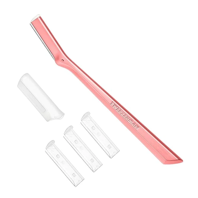 Healthy Tweezerman Exclusive Tea Rose Facial Razor Versatile