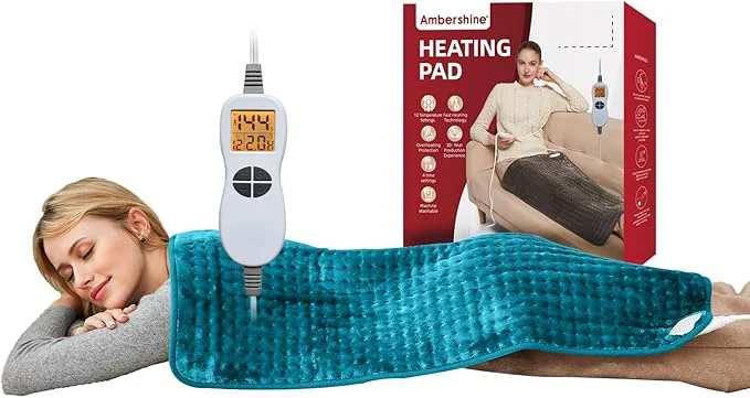 Smart Ambershine 17''x33'' XXXL King Size Heating Pad Soft