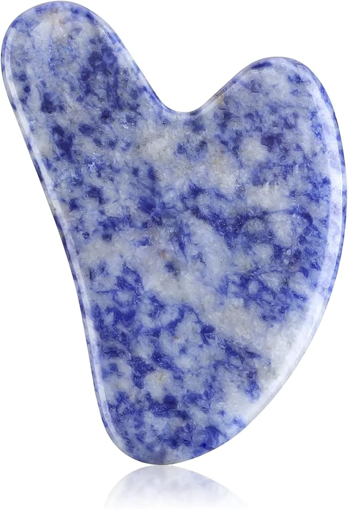 Detailed rosenice Gua Sha Facial Tools Natural Gua Sha Jade Stone Smart