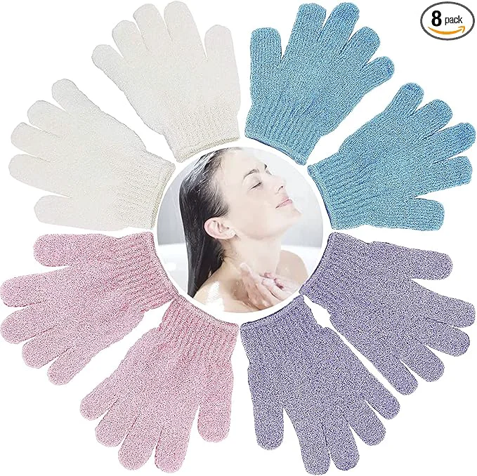 User-Friendly 8 PCS ROTOPATA Deep Exfoliating Gloves Mitt Prestigious